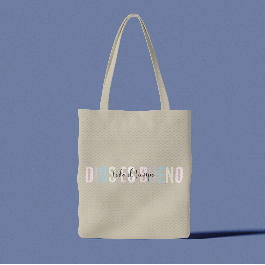 Dios es bueno Tote Bag