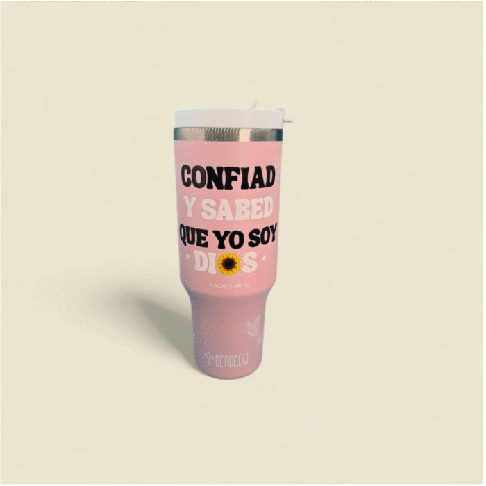 Confiad y sabed que yo soy Dios (40 oz)